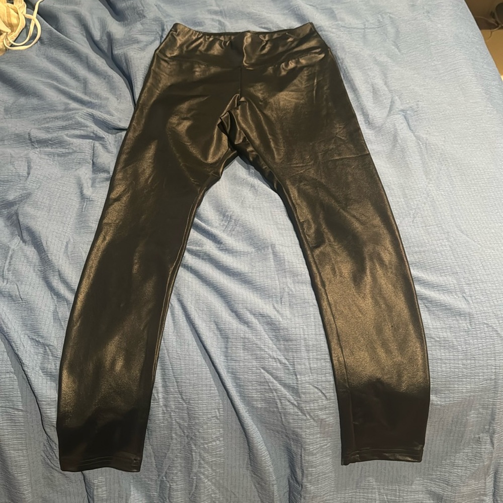 Pleather leggings size small